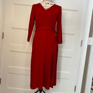 NWT Talbots red dress size medium
